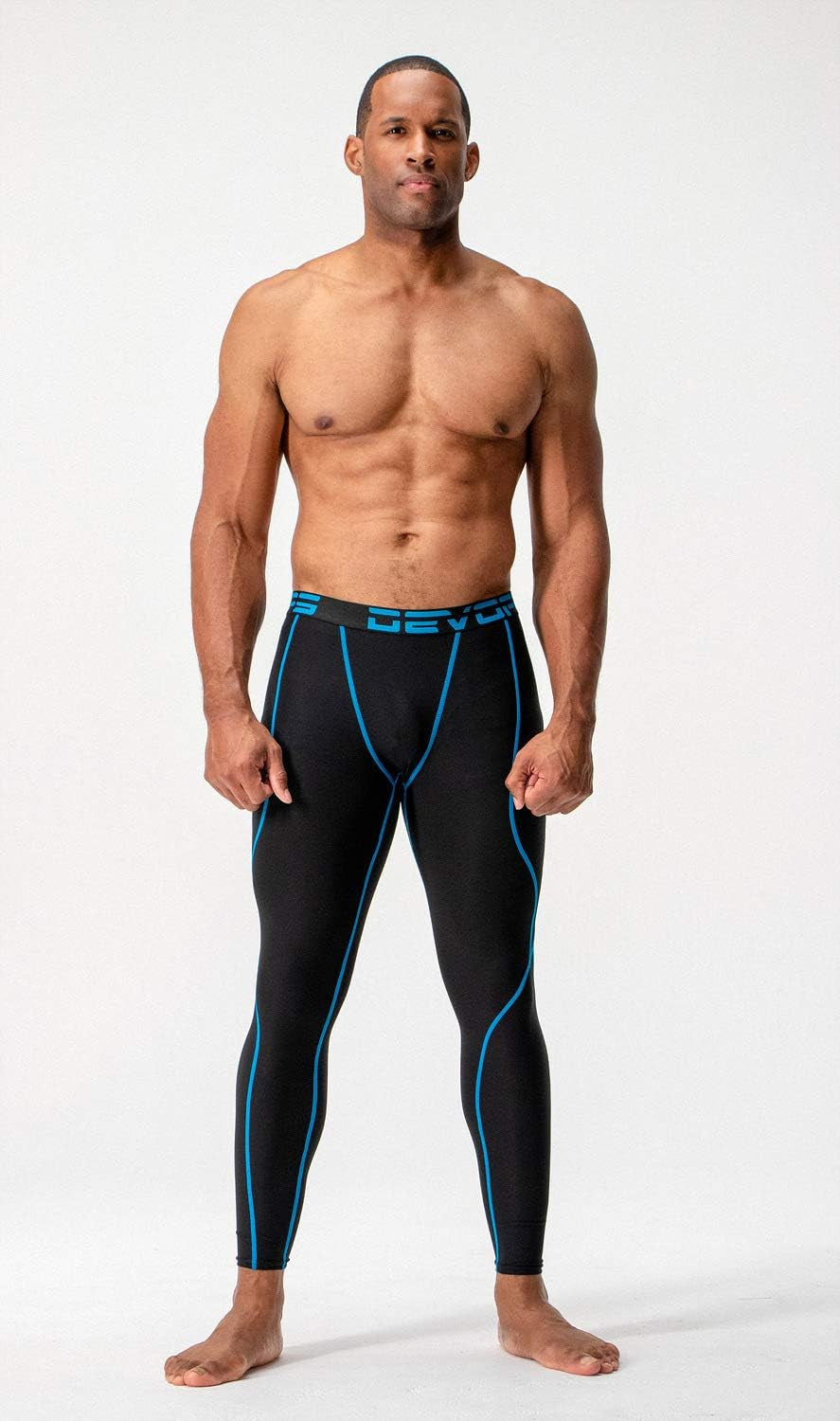 2 or 3 Pack Men'S Compression Pants Athletic Leggings with Pocket/Non-Pocket