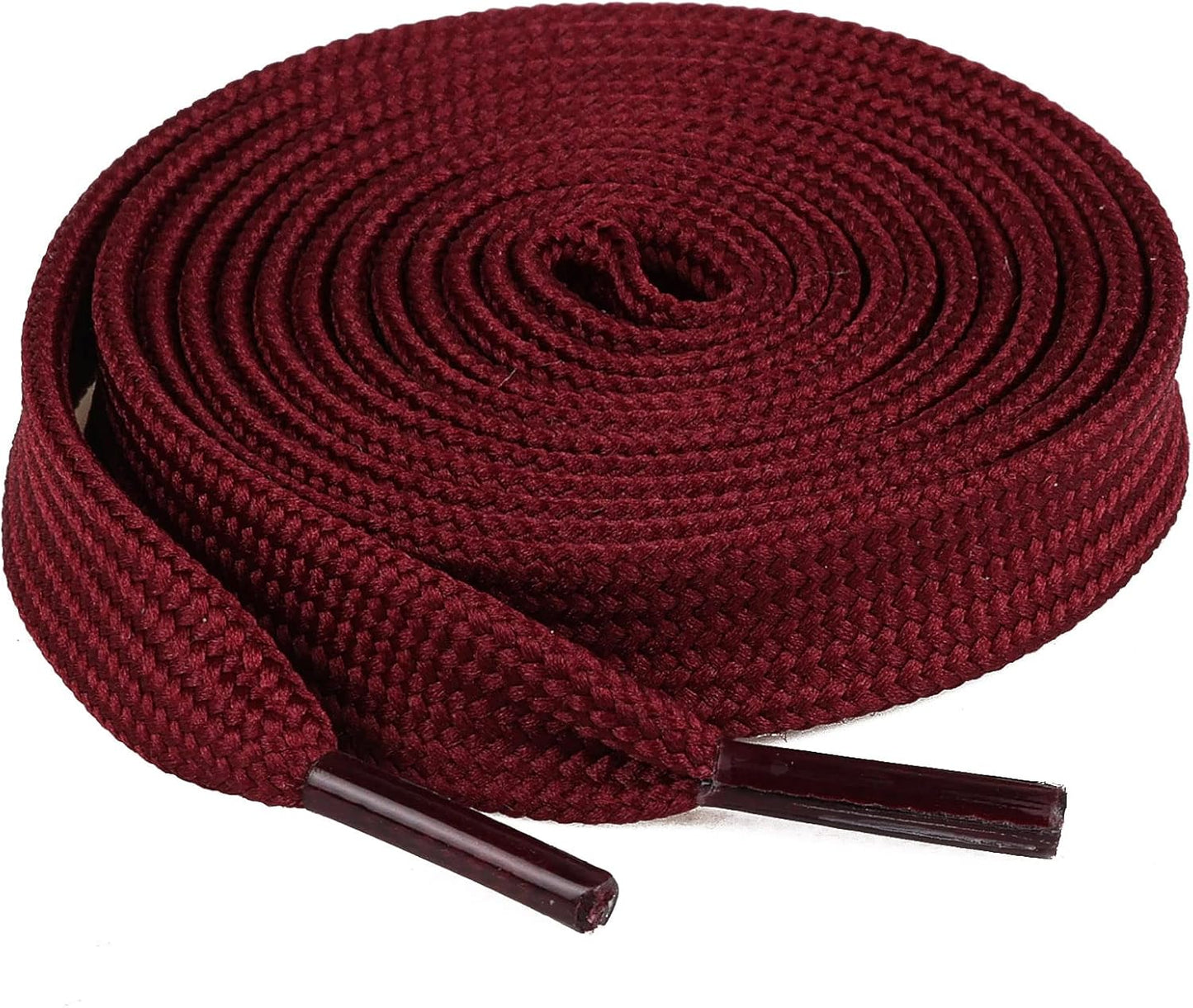 2 Pairs 2/5" Flat Shoe Laces for Sneakers 26 Colors Shoelaces in 27"-72"