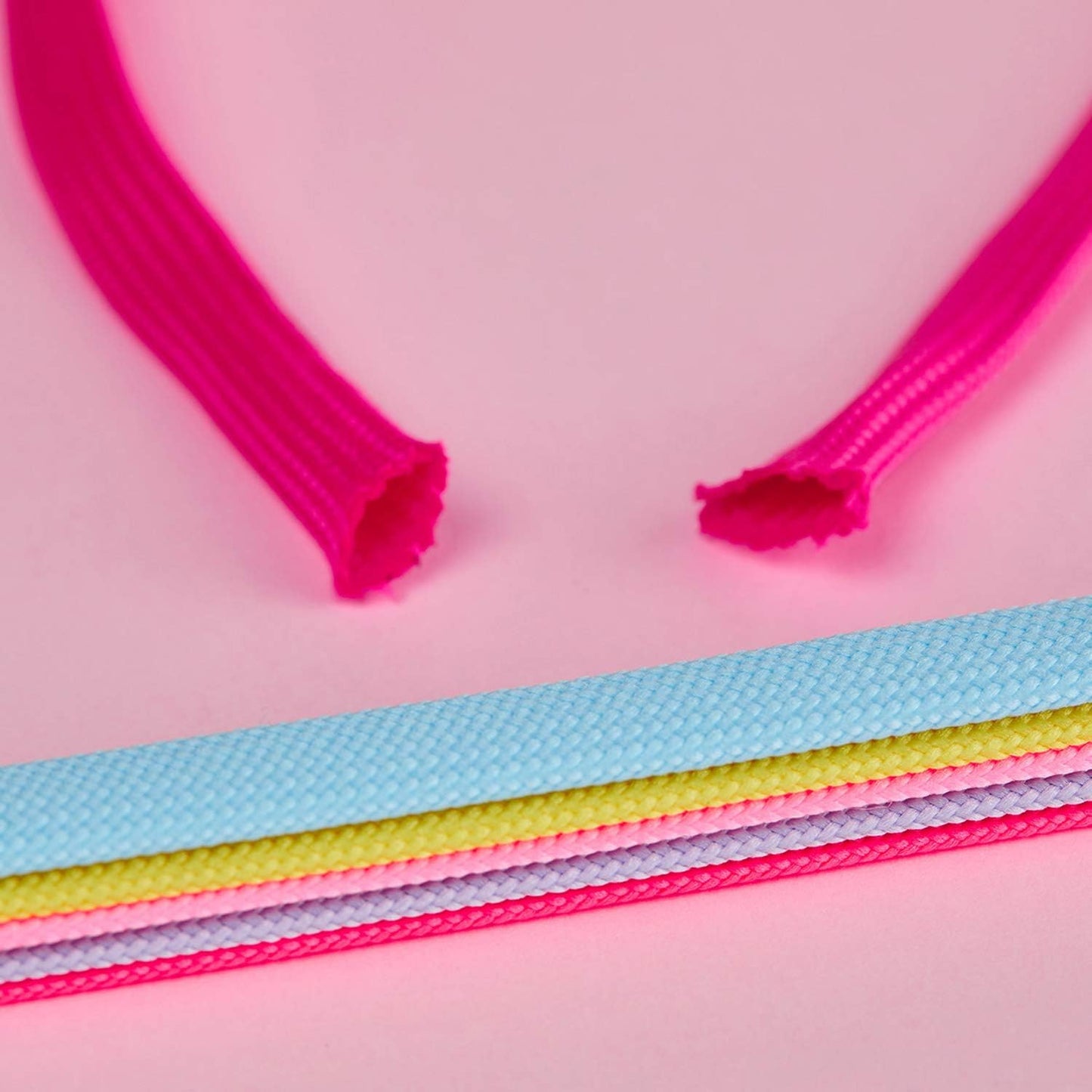 2 Pairs 2/5" Flat Shoe Laces for Sneakers 26 Colors Shoelaces in 27"-72"