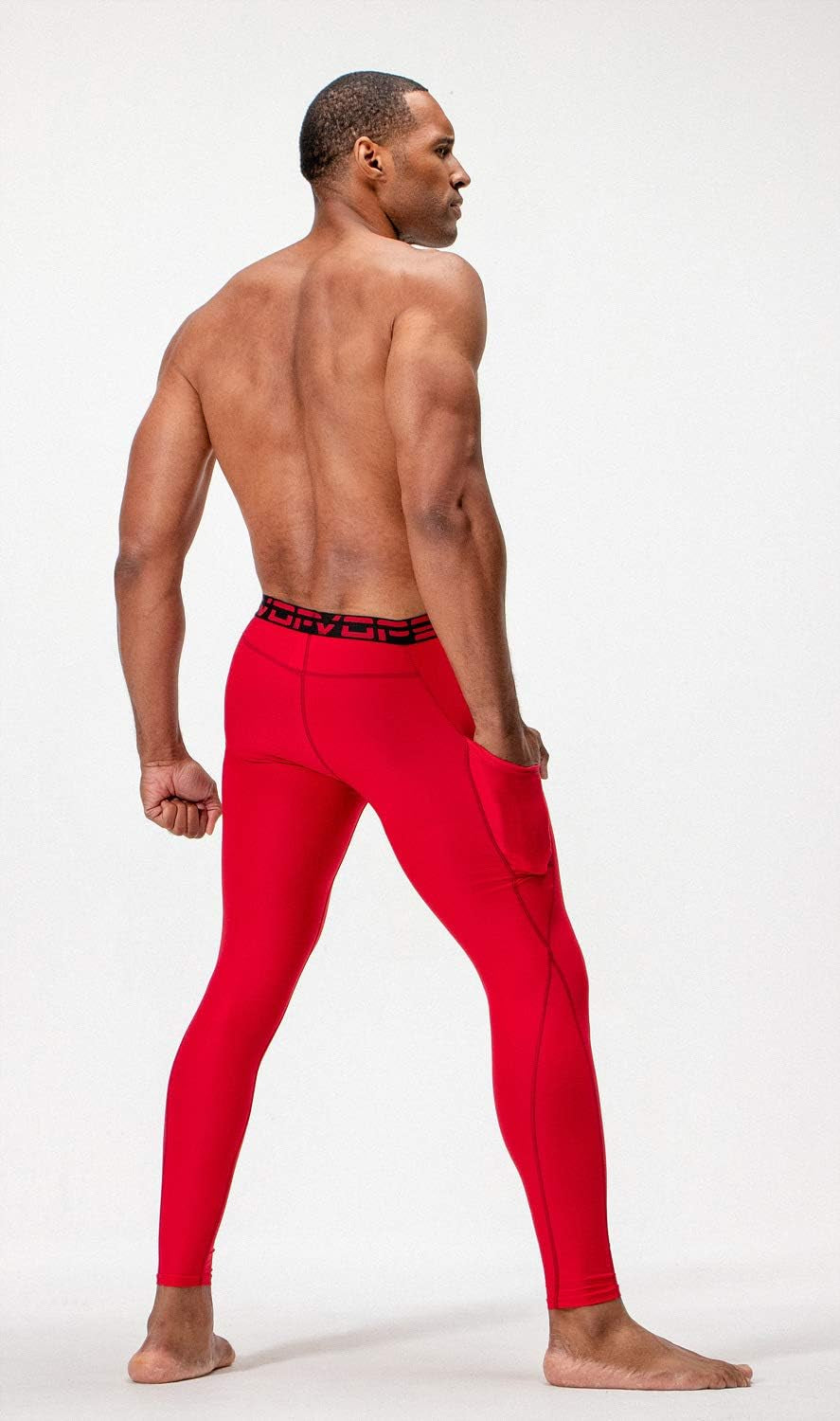 2 or 3 Pack Men'S Compression Pants Athletic Leggings with Pocket/Non-Pocket